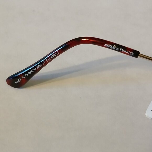 Aerie Sunnies Women's Round-Shaped Sunglasses 3854 100% UVA UVA Protection - Picture 6 of 14